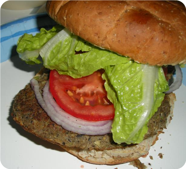 Spicy Black Bean and Lentil Burgers