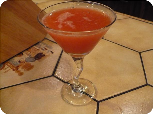 Simple Southern Lime Martini