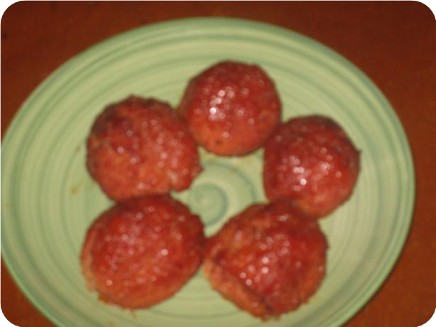 Ham Balls &amp; Sauce