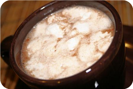 Real Peppermint Patty Hot Chocolate