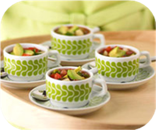 Garden fresh gazpacho 