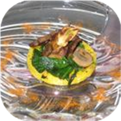Paula's Polenta with Mushroom Topping