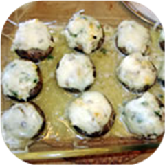 Stuffed Mushrooms with Swiss Cheese