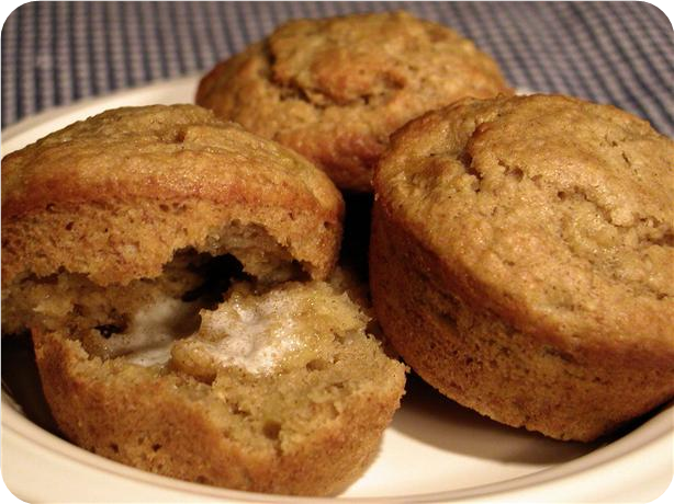 Quick Oat Bran and Banana Muffins