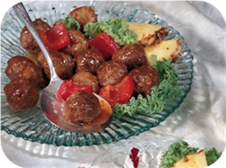 Apricot Sweet-and-Sour Meatballs