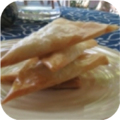 Tiropitakia- Greek Cheese-filled Triangles