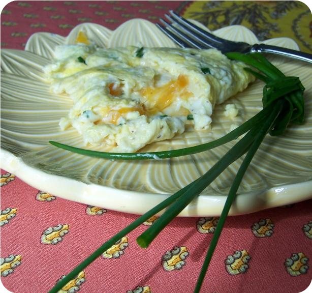 Herb &amp; Three-cheese Omelet