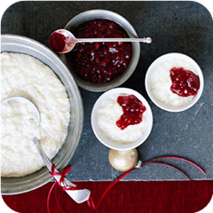 Festive rice pudding 
