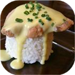 Poached Salmon with Hollandaise Sauce
