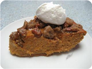 Streusel Nut Pumpkin Pie