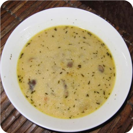 Chunky Mushroom Soup