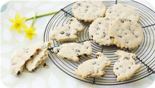 Easter garibaldi biscuits