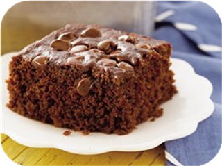 Chocolate-Banana Snack Cake