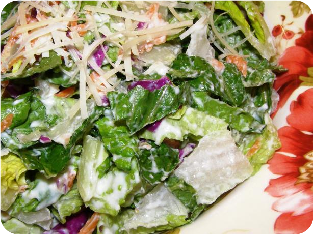 Lighter Caesar Salad Dressing