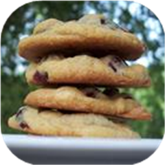 White Chocolate and Cranberry Cookies