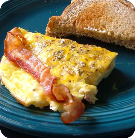 Bacon and Cheese Omelet