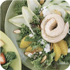 Salmon Pinwheel Salad