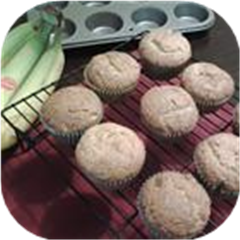 Moist Banana Muffins