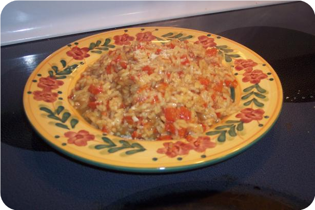 Red Pepper Risotto