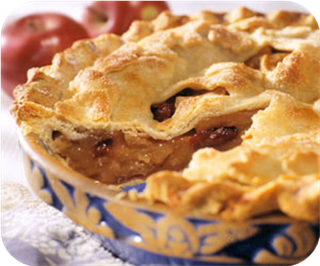Autumn apple pie 