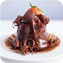 Chocolate-Covered Strawberry Cakes 