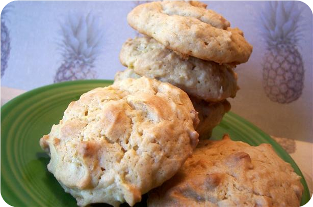 Soft and Chewy Pineapple Cookies