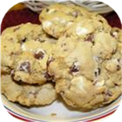 Triple Chocolate Chip Cookies