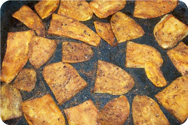 Indian-Spiced Sweet Potato Steak Fries