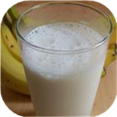 Icy Banana Milkshake