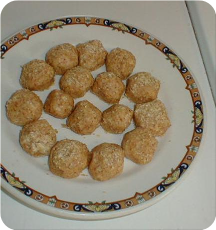 Peanut Butter Wheat Germ Treats