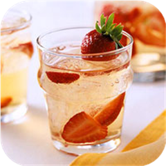 White strawberry sangria 