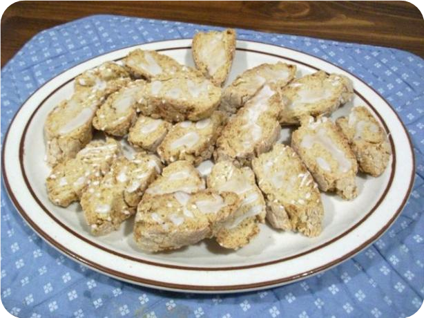 Lemon Biscotti With Lemon Drizzle