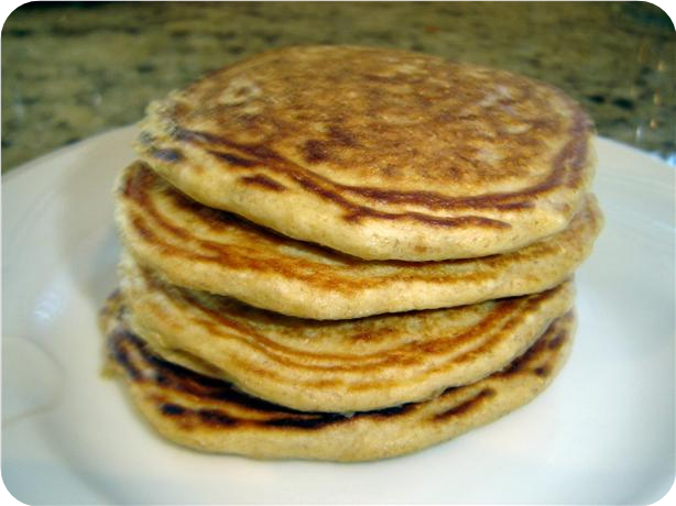 Oat and Wheat Germ Pancakes
