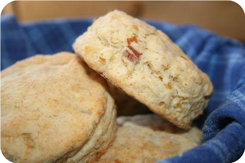 Bacon and Onion Biscuits