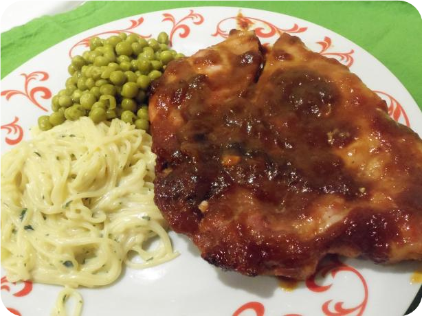 Darrell's Zingy Pork Chops