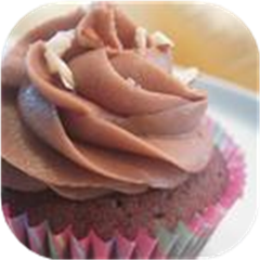 Chocolate Cupcakes with Caramel Frosting