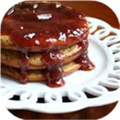 Peanut Butter and Jelly Oatmeal Pancakes