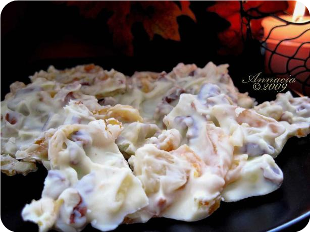 Jungle Bark (Ginger and Apricot White Chocolate Bark)