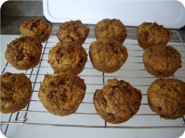 Healthy Carrot Zucchini Muffins