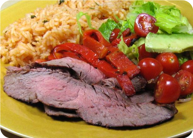 Marinated Grilled Beef Fajitas