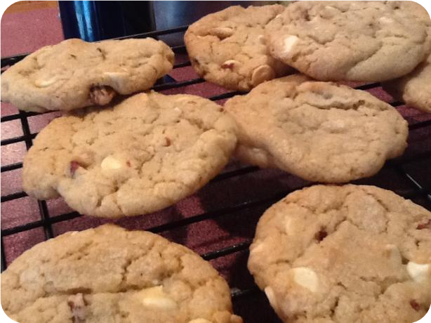 White Chocolate Chip Pecan Cookies