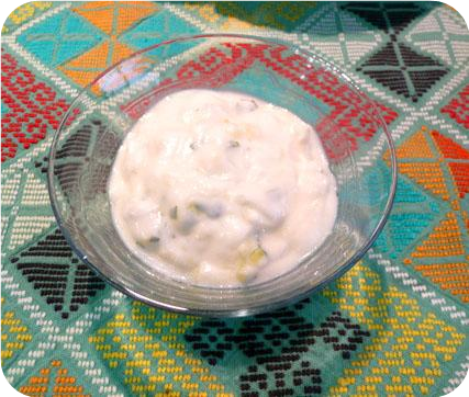 Yoghurt and Cucumber Dressing