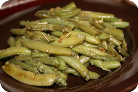 Rosemary and Garlic Green Beans(2 Ww Points)