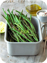 Green beans with limes 
