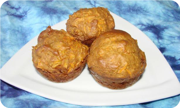 Extremely Easy Carrot Muffins