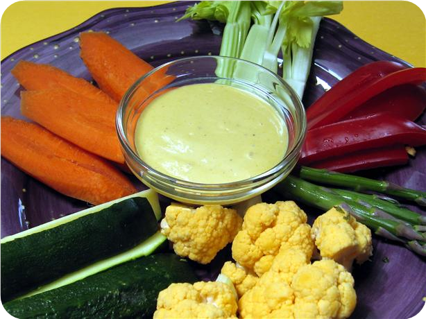 Curry-Honey Vegetable Dip