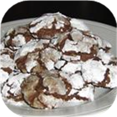 Brown Sugar Chocolate Crackle Cookies