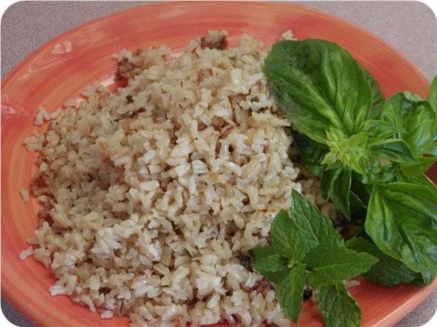 Basmati Rice With Basil and Mint