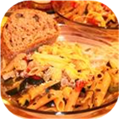 Pasta Primavera with Smoked Gouda