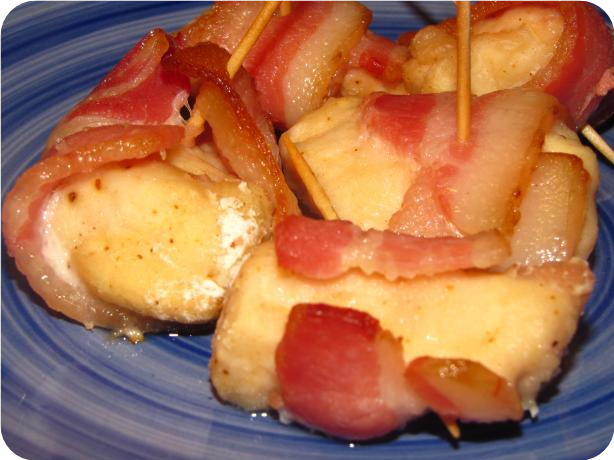 Chicken Wrapped With Bacon-Bbq Sauce a Must Appetizer!!!!